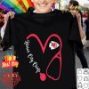 Kansas City Chiefs Stethoscope Heartbeat shirt