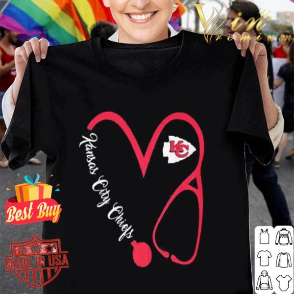 Kansas City Chiefs Stethoscope Heartbeat shirt