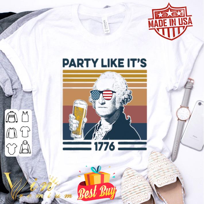 George Washington Party Like It’s 1776 Vintage shirt