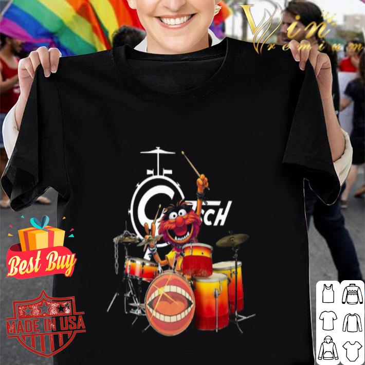 The Muppets Playing Drum Gretsch logo shirt