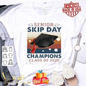 Senior skip day Champions class of 2020 vintage Coronavirus shirt