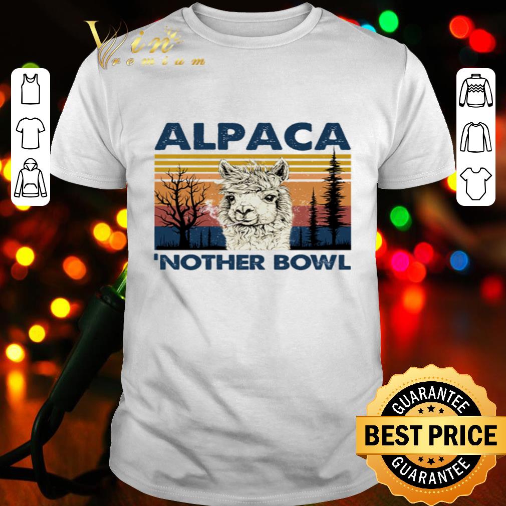 Vintage Alpaca Nother Bowl Llama shirt