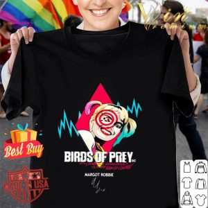 DC Harley Quinn birds of prey Margot Robbie signature shirt