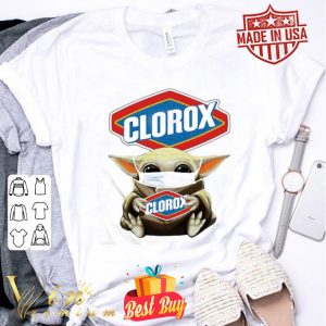 Baby Yoda mask Clorox Coronavirus shirt