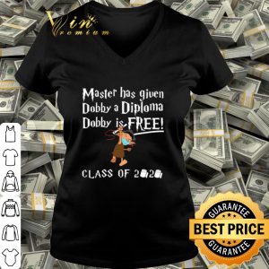 Master has given dobby a Diploma dobby is free class of 2020 Coronavirus shirt