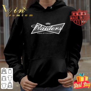 Budweiser Raiders kings of football shirt
