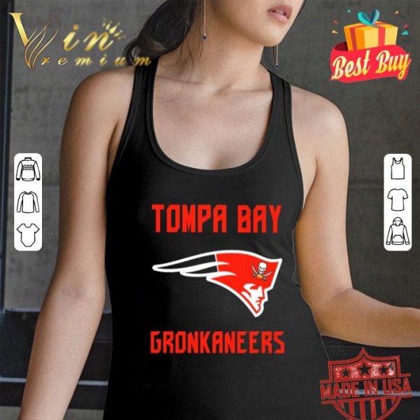 New England Patriots Tampa Bay Buccaneers Tompa Bay Gronkaneers shirt