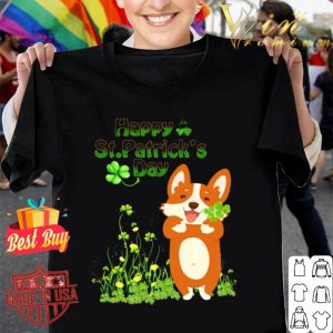 Corgi happy St. Patrick’s day shirt