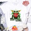 Baby Yoda hug Fred Meyer please stay 6 feet Have a nice day Coronavirus shirt