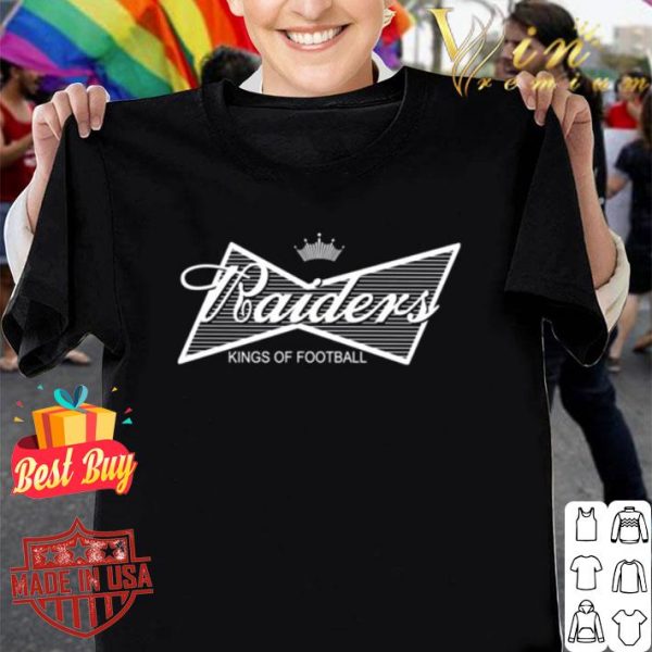 Budweiser Raiders kings of football shirt