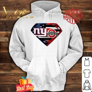 New York Giants and Ohio State Buckeyes inside Superman logo shirt
