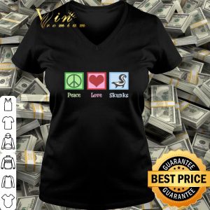 Hippie Peace Love Skunks shirt