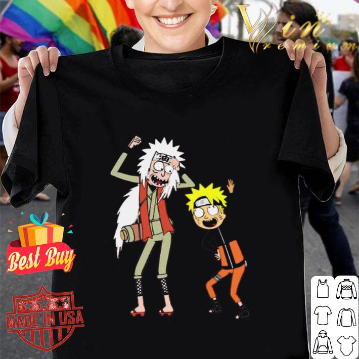 Rick And Morty Mashup Naruto And Jiraiya shirt