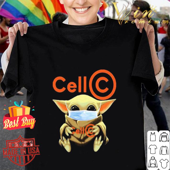 Baby Yoda mask Cell C Coronavirus shirt