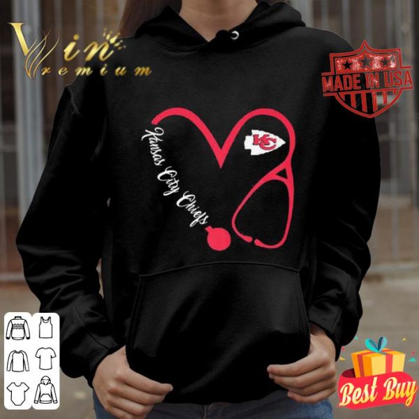 Kansas City Chiefs Stethoscope Heartbeat shirt
