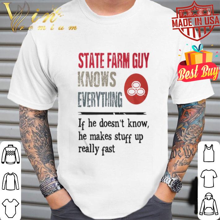 Logo State Farm Guy Knows Everything If He Doesn’t Know shirt