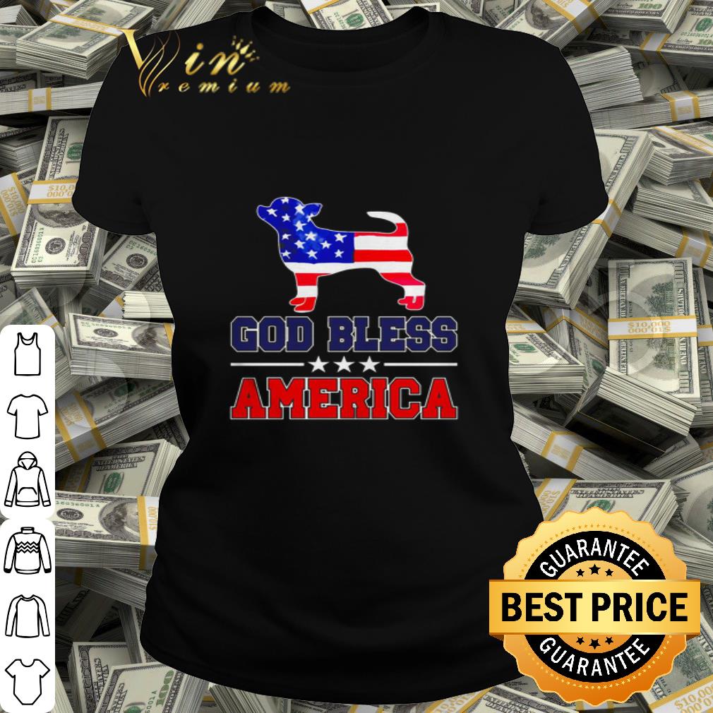 Dog god bless America Independence day shirt