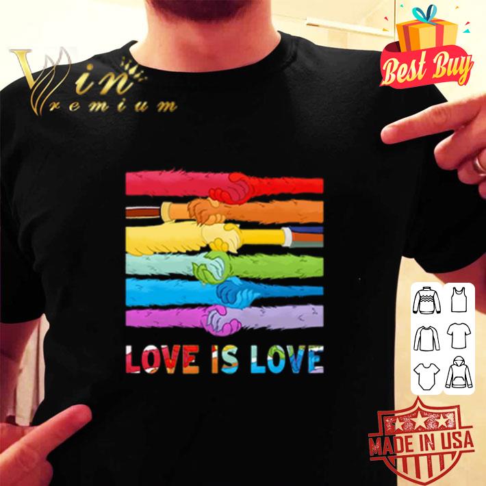 LGBT Love Is Love Black Lives Matter shirt