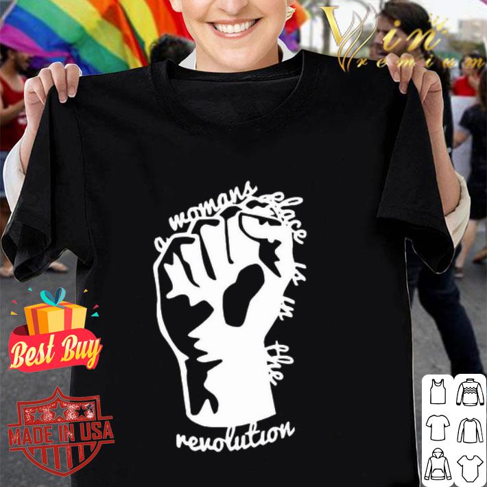 A woman place is in the revolution Black Lives Matter symbol shirt