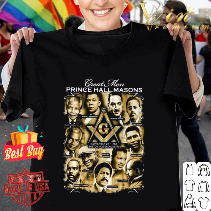 Great Men Prince Hall Masons Darryl Porter shirt
