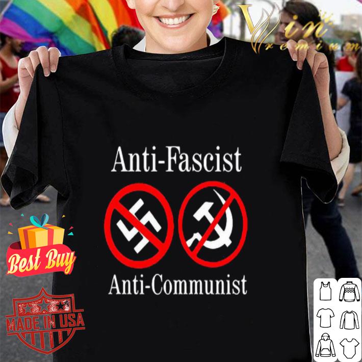Anti-Fascist Anti-Communist Communism sucks Nazi Germany shirt