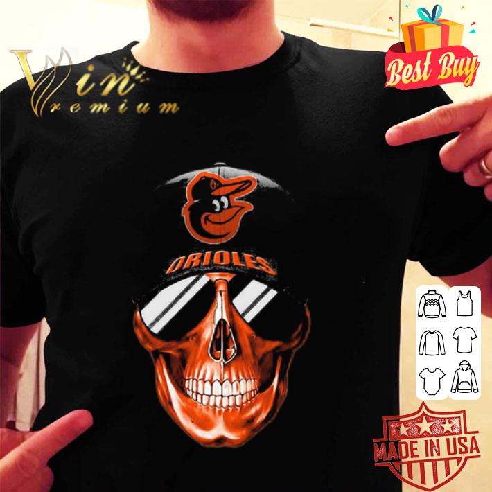 Skull Smile Baltimore Orioles Logo shirt
