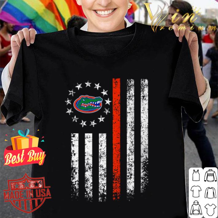 Florida Gators inside American flag shirt