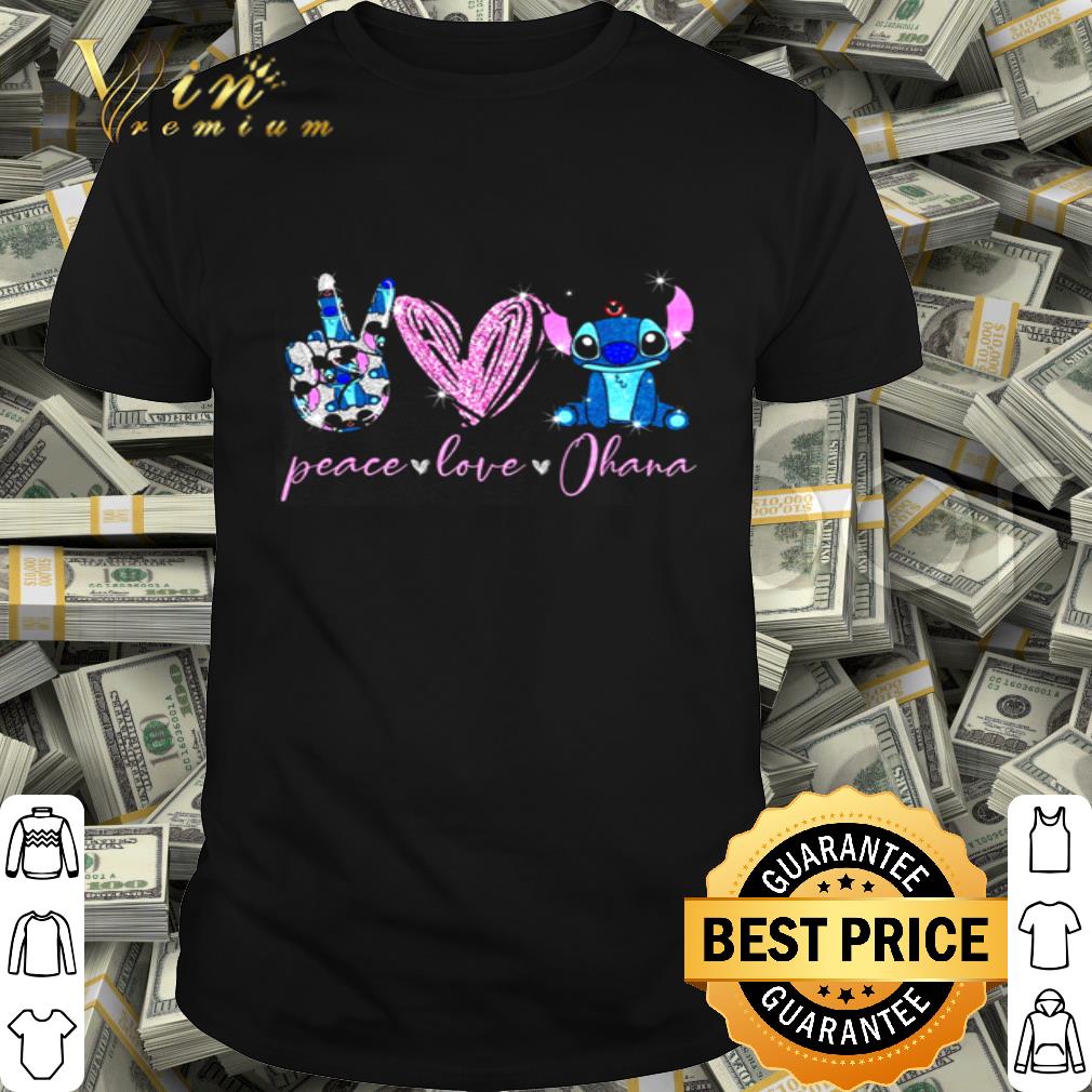 Stitch Peace Love Ohana Disney shirt