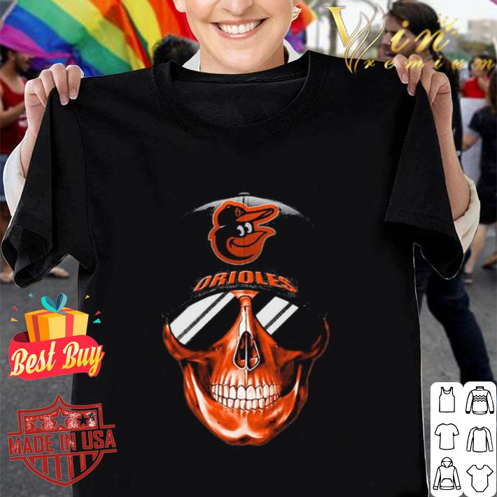 Skull Smile Baltimore Orioles Logo shirt