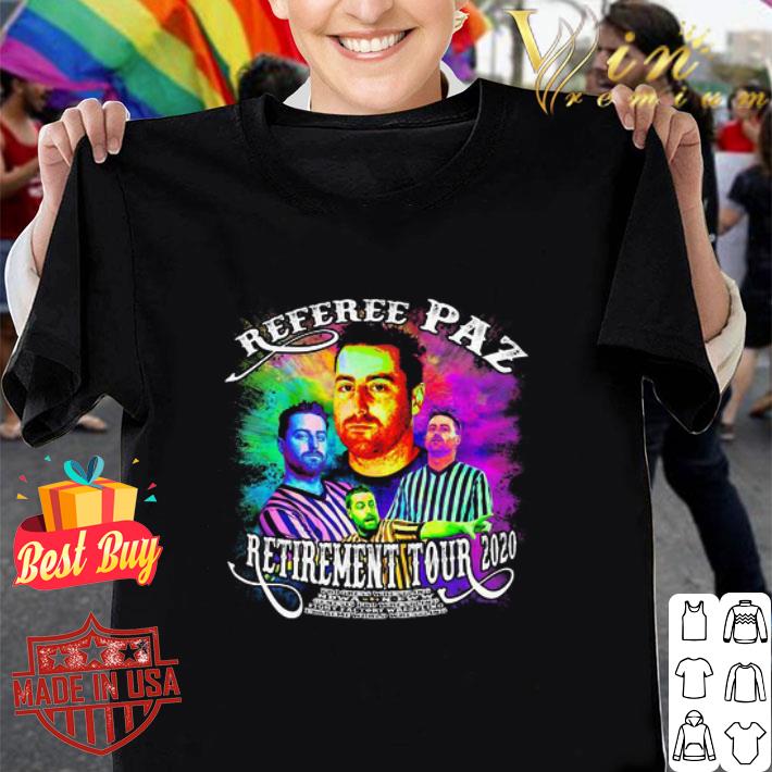 Referee Marc Paz Retirement Tour 2020 shirt