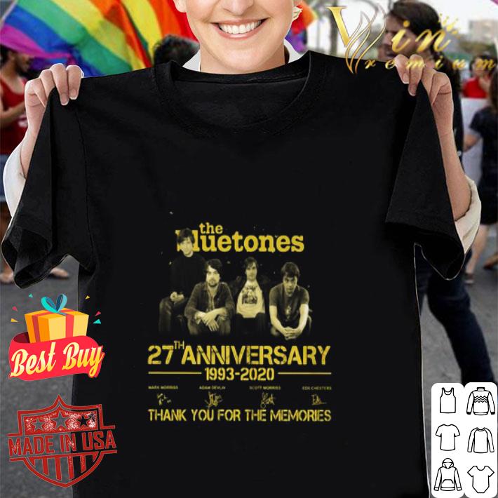 The Bluetones 27th Anniversary 1993-2020 Signatures shirt