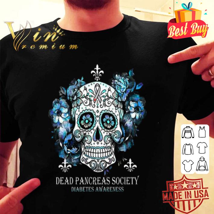 Skull Tattoos Dead Pancreas Society Diabetes Awareness Cancer shirt