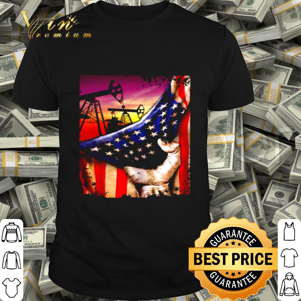 Oils Factory Inside American Flag shirt