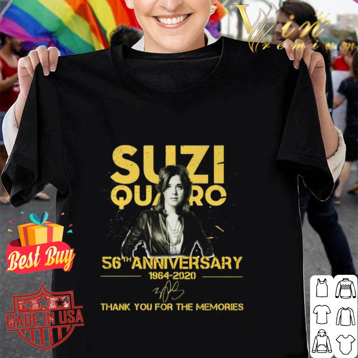 Suzi Quatro 56th Anniversary 1964-2020 Signature shirt