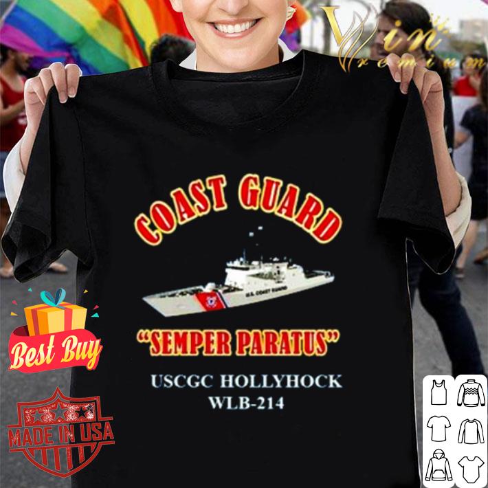 U.S Coast Guard Semper Paratus USCGC Hollyhock WLB-214 shirt