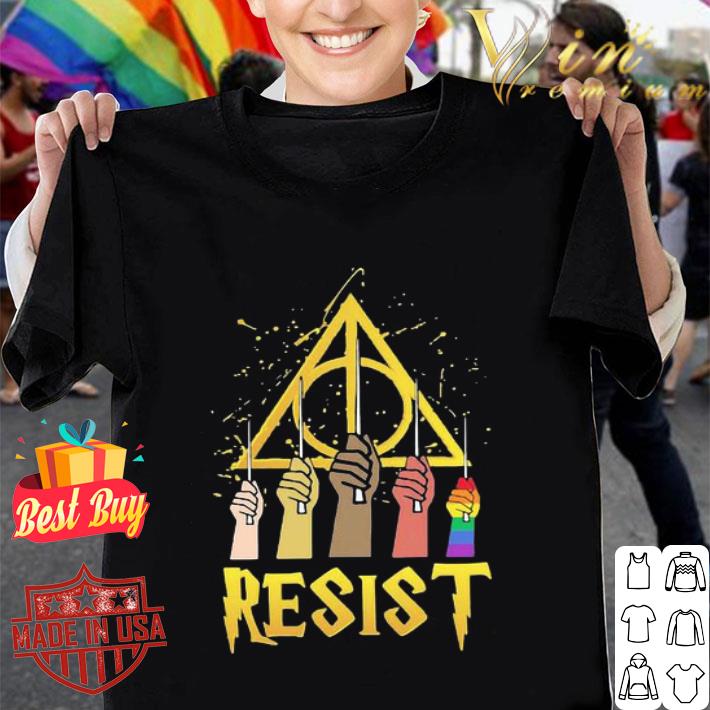 LGBT Harry Potter Resist Lgbt Black Live Matter shirt