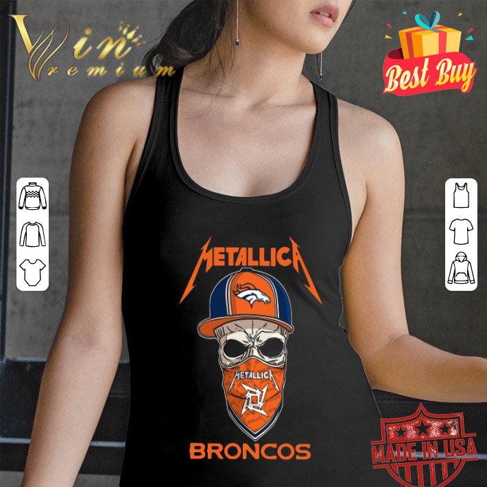 Skull Metallica Denver Broncos Coronavirus shirt Skull Metallica Denver Broncos Coronavirus shirt