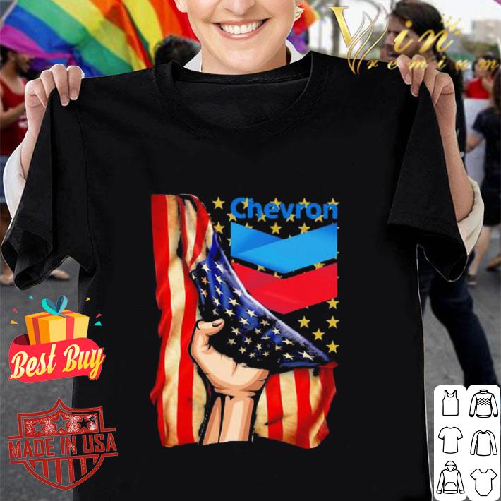 Chevron and American Flag Independence Day shirt