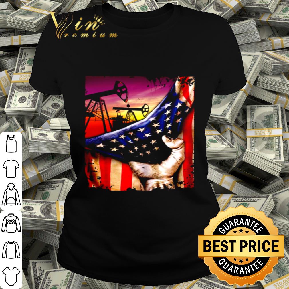 Oils Factory Inside American Flag shirt