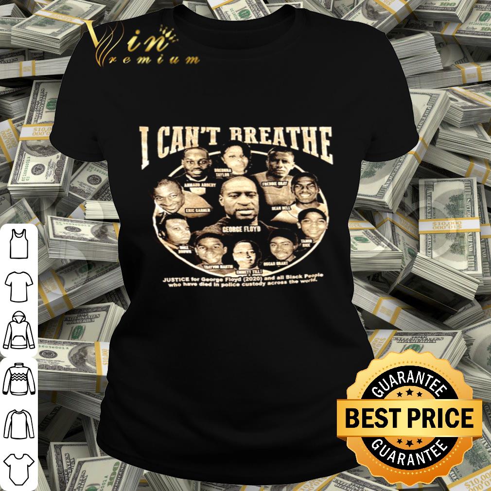 I can’t Breathe justice for George Floyd and all Black people shirt
