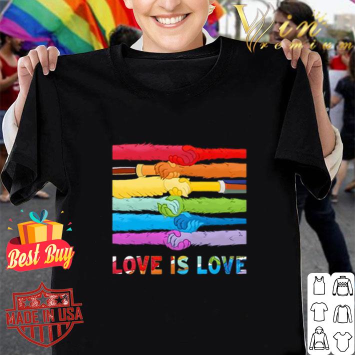 LGBT Love Is Love Black Lives Matter shirt