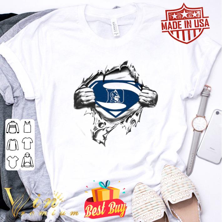 Duke Blue Devils Insides Me Superman Logo shirt