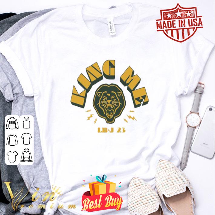 King me LB-J Lebron James 23 shirt