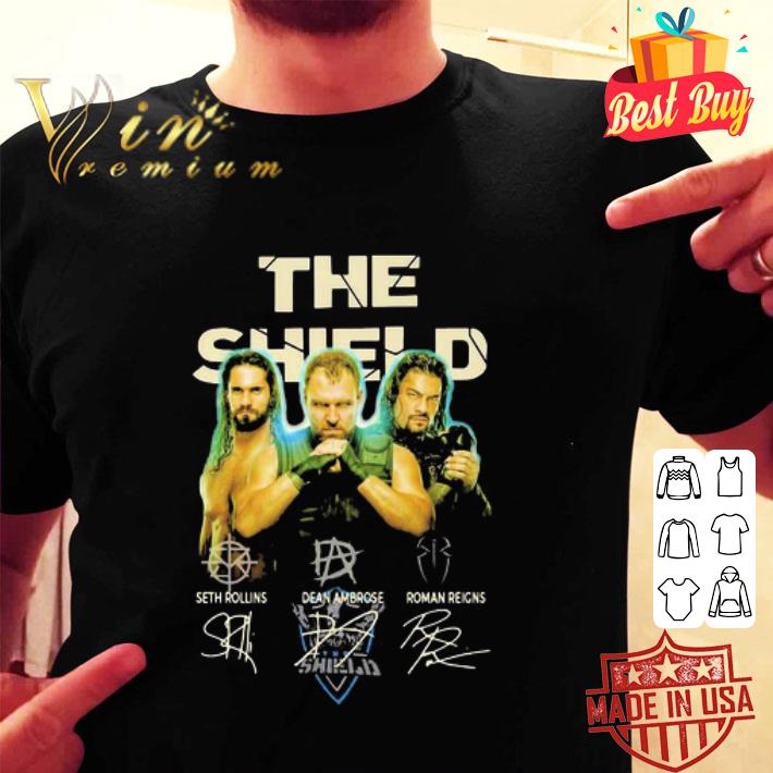 The Shield Signatures Seth Rollins Dean Ambrose Roman Reigns shirt