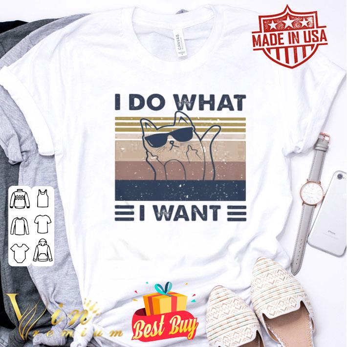 Cat I Do What I Want Vintage shirt