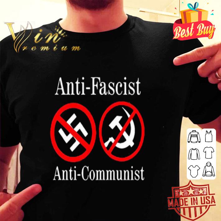 Anti-Fascist Anti-Communist Communism sucks Nazi Germany shirt