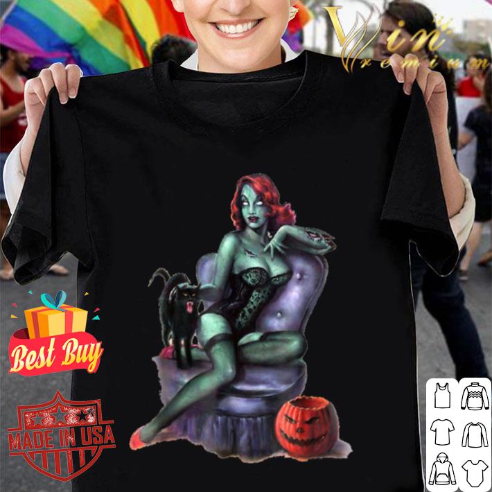 Zombie Pin Up Girl Halloween shirt