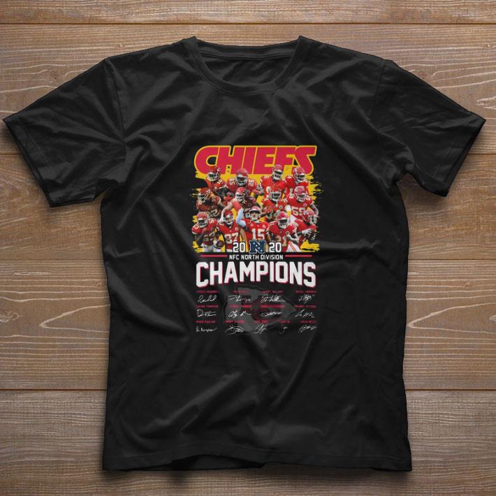 Premium Kansas City Chiefs 2020 Nfc North Divison Champions Players Signatures shirt