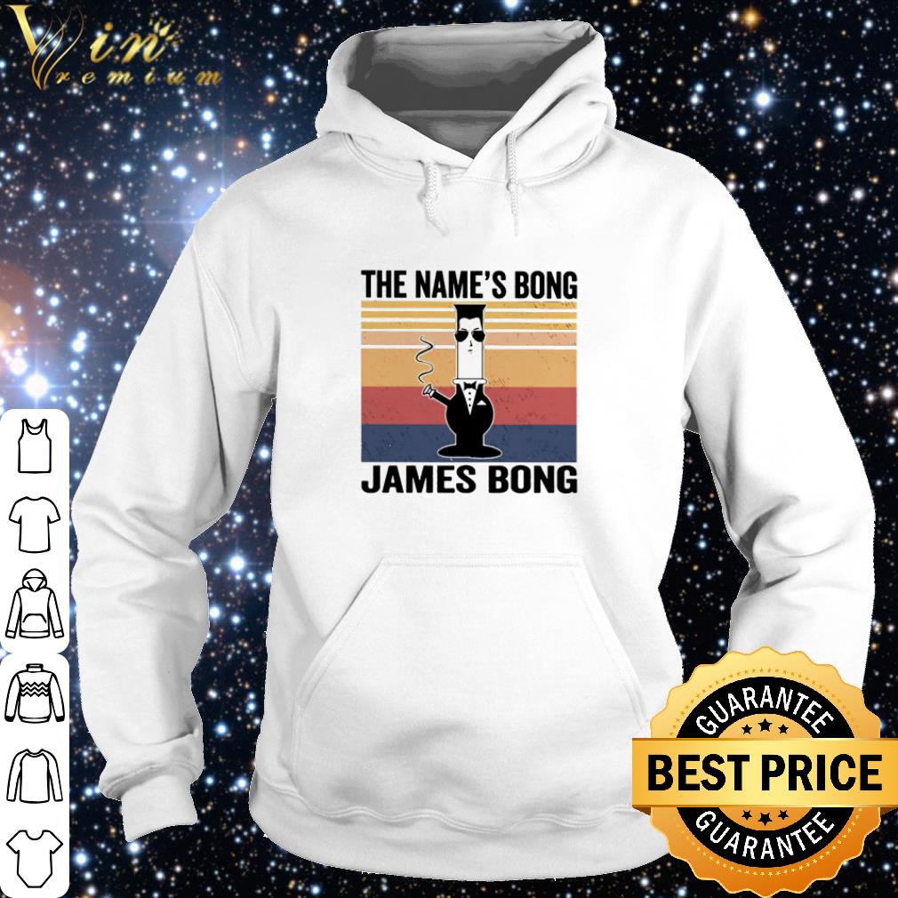 032ffbb8 official vintage the name s bong james bong james bond 007 shirt 4 - Official Vintage The name’s Bong James Bong James Bond 007 shirt
