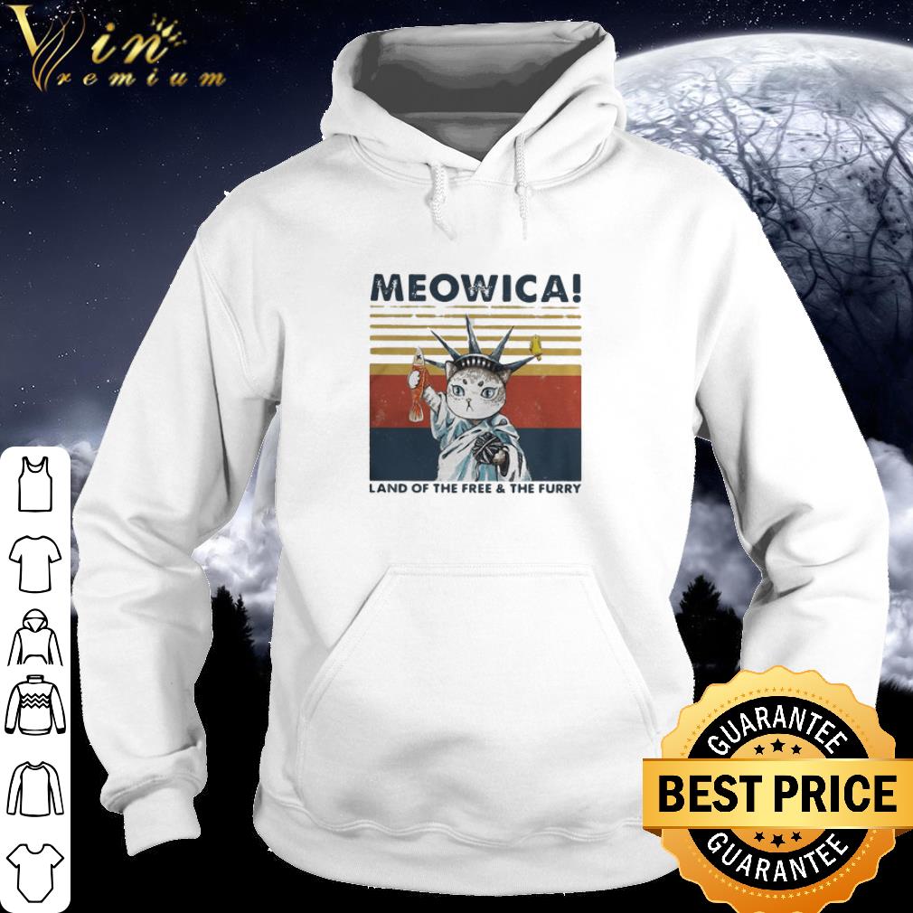 06944397 best vintage cat meowica land of the free and the furry retro shirt 4 - Best Vintage Cat Meowica Land Of The Free And The Furry Retro shirt